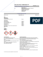 CHEM-AQUA-777 Hoja de Seguridad