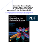 Solution Manual For Counseling The Culturally Diverse: Theory and Practice, 8th Edition, Derald Wing Sue, David Sue, Helen A. Neville, Laura Smith