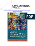 Instant Download Ebook PDF Making Literature Matter An Anthology For Readers and Writers 7th Edition PDF FREE