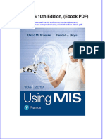 Instant Download Using Mis 10th Edition Ebook PDF PDF FREE
