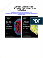 Instant Download Usmle Step 3 Lecture Notes 2019 2020 2 Book Set Usmle Prep 1st Edition PDF FREE
