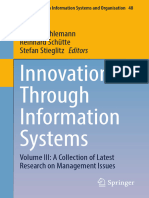 Innovation Through Information Systems: Frederik Ahlemann Reinhard Schütte Stefan Stieglitz Editors
