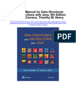 Instant Download Solution Manual For Data Structures and Abstractions With Java 5th Edition Frank M Carrano Timothy M Henry PDF Scribd
