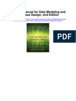 Instant Download Solution Manual For Data Modeling and Database Design 2nd Edition PDF Scribd