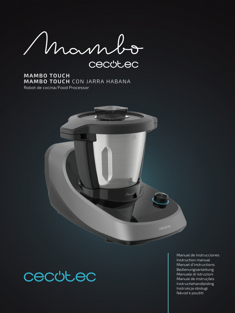 Robot de Cocina Multifunción Mambo Touch con Jarra Habana. - cooking