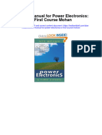 Instant download Solution Manual for Power Electronics a First Course Mohan pdf scribd