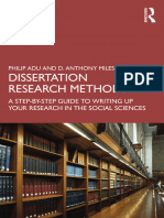 Philip Adu, D. Anthony Miles - Dissertation Research Methods - A Step-By-Step Guide To Writing Up Your Research in The Social Sciences (2024, Routledge - Taylor & Francis Group) - Libgen - Li