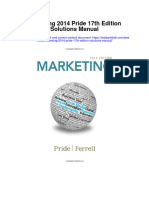 Instant Download Marketing 2014 Pride 17th Edition Solutions Manual PDF Scribd