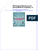 Instant Download Mcgraw Hill Connect Resources For Jones Acquiring Medical Language 1e PDF FREE