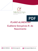 Plano Alimentar - Eudilene Gonçalves