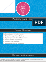 Planning Your Essay New