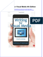 Instant Download Writing For Visual Media 4th Edition PDF FREE
