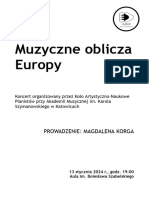 Muzyczne Oblicza Europy