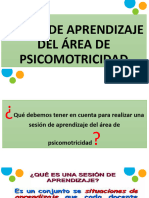 Sesion de Aprendizaje Psicomotropcidad