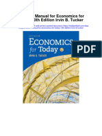 Instant Download Solution Manual For Economics For Today 10th Edition Irvin B Tucker PDF Scribd