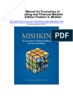 Instant Download Solution Manual For Economics of Money Banking and Financial Markets 10 e 10th Edition Frederic S Mishkin PDF Scribd