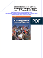 Instant Download Nancy Caroline Emergency Care in Streets 8e Essentials Contains 2 Books Volume 1 Volume 2 8th Edition PDF FREE