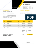 Invoice - Putra Zentrum