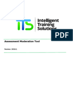 Assessment Moderation Tool 2018.1