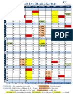 Semest. - Calendário Escolar23 - 24