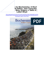Instant Download Test Bank For Biochemistry A Short Course 4th Edition John Tymoczko Jeremy M Berg Gregory J Gatto JR Lubert Stryer PDF Scribd