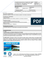 Guia 11° La Biodiversidad y Las Regiones Naturales de Colombia