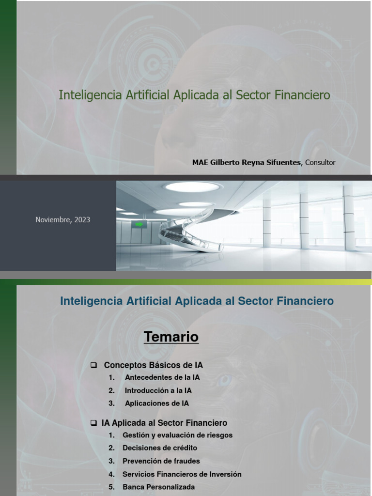 Inteligencia Artificial Aplicada Al Sector Financiero Pdf