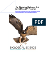 Instant Download Test Bank For Biological Science 2nd Canadian Edition Freeman PDF Scribd