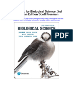 Instant Download Test Bank For Biological Science 3rd Canadian Edition Scott Freeman PDF Scribd