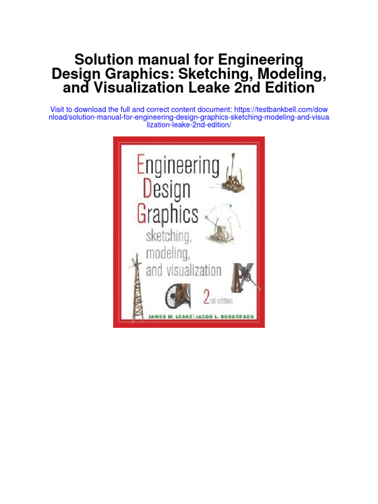 Instant Download Solution Manual For Engineering Design Graphics ...
