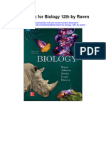 Instant Download Test Bank For Biology 12th by Raven PDF Scribd