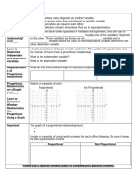 Proportional Relationships Guided Notes Flvs