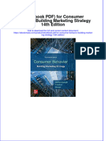Instant Download Etextbook PDF For Consumer Behavior Building Marketing Strategy 14th Edition PDF FREE