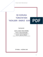 50 Soruda Turkiyenin Nukleer Enerji Sorunu