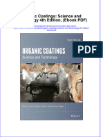 Instant Download Organic Coatings Science and Technology 4th Edition Ebook PDF PDF FREE