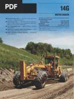 Caterpillar 14G Specifications PDF