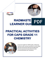 RADMASTE CAPS Grade 11 Chemistry Learner Guide