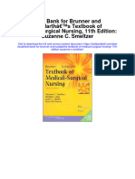 Instant Download Test Bank For Brunner and Suddarths Textbook of Medical Surgical Nursing 11th Edition Suzanne C Smeltzer PDF Scribd