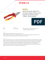 ITEM 12 Catálogo - Bellota - Variants - 26102160VDE - Es