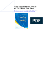 Instant download Nursing Today Transition and Trends Zerwekh 7th Edition Test Bank pdf scribd