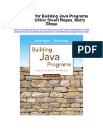 Instant Download Test Bank For Building Java Programs 3 e 3rd Edition Stuart Reges Marty Stepp PDF Scribd