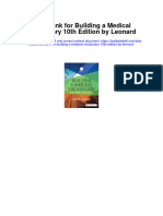 Instant Download Test Bank For Building A Medical Vocabulary 10th Edition by Leonard PDF Scribd
