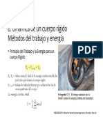 Dinamica de Un Cuerpo Rigido Trabajo y Energia