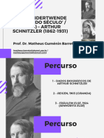 AULA - 2208 - Jahrhundertwende ( Virada Do Século' 1890-1910) - Arthur Schnitzler (1862-1931)