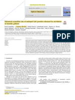 Enhanced Crystalline Size of Undoped GaN Powders Obtained by Nitridation of Metallic Gallium