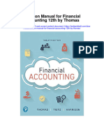 Instant Download Solution Manual For Financial Accounting 12th by Thomas PDF Scribd