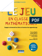 Le Jeu en Classe de Mathématique - Extrait