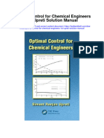 Instant Download Optimal Control For Chemical Engineers 1st Upreti Solution Manual PDF Scribd