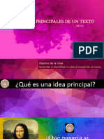 Clase 2 Idea Principal