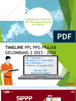 Pembekalan Teknis PPL PPG Prajabatan - Mahasiswa